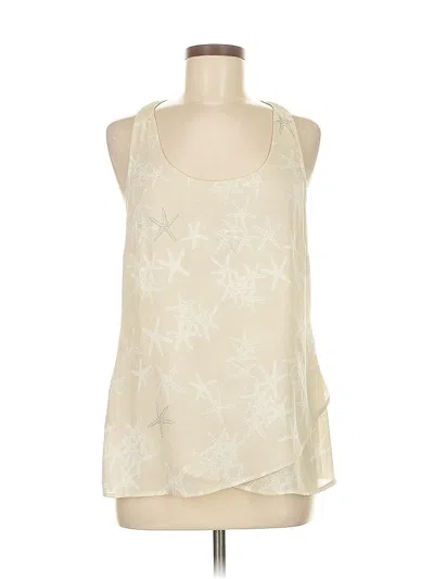 Pre-owned Banana Republic Sleeveless Blouse In White