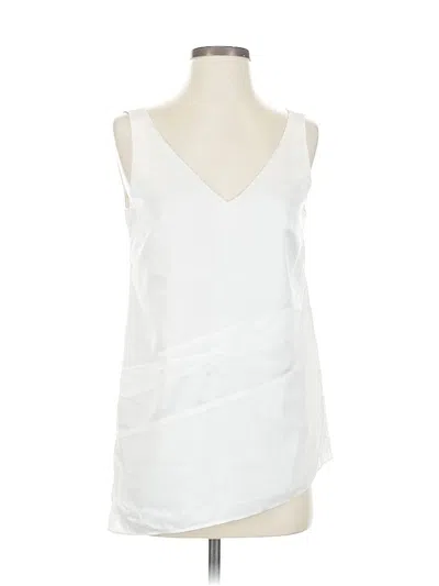 Pre-owned Banana Republic Sleeveless Blouse In White