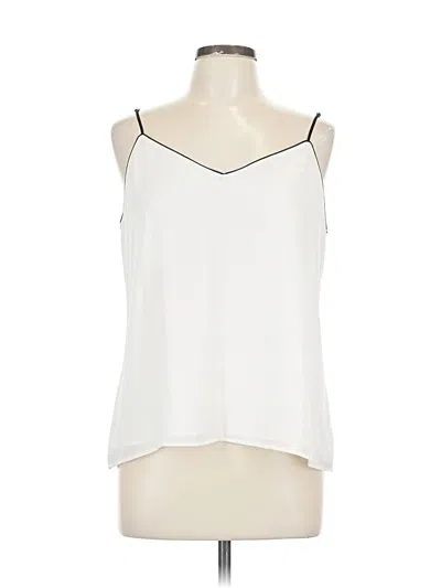 Pre-owned Banana Republic Sleeveless Blouse In White