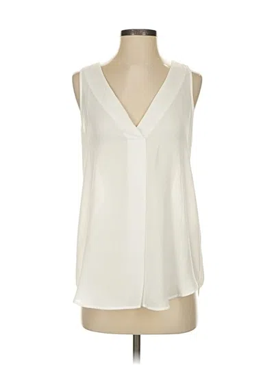Pre-owned Banana Republic Sleeveless Blouse In White