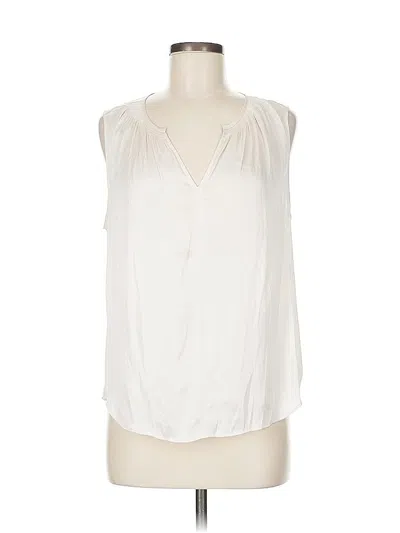 Pre-owned Banana Republic Sleeveless Blouse In White