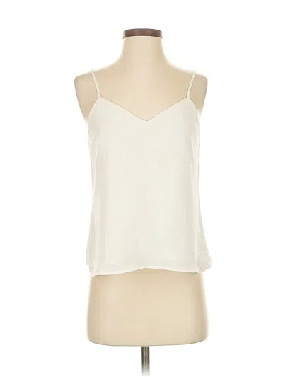 Pre-owned Banana Republic Sleeveless Blouse In White