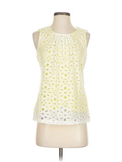 Pre-owned Banana Republic Sleeveless Blouse In Yellow