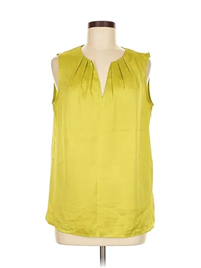 Pre-owned Banana Republic Sleeveless Blouse In Yellow