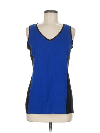Pre-owned Banana Republic Sleeveless T-shirt In Blue