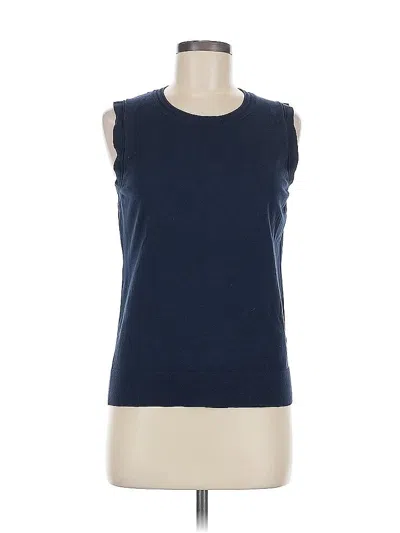 Pre-owned Banana Republic Sleeveless T-shirt In Blue
