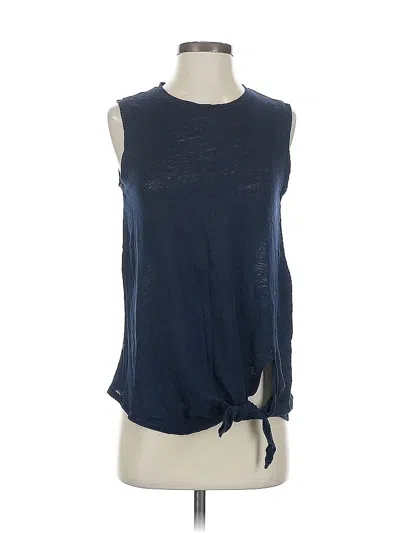 Pre-owned Banana Republic Sleeveless T-shirt In Blue