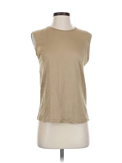 Pre-owned Banana Republic Sleeveless T-shirt In Brown