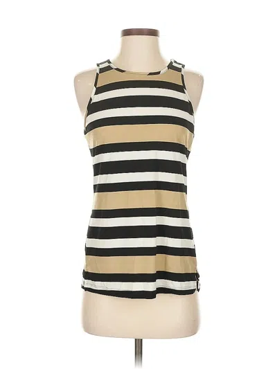 Pre-owned Banana Republic Sleeveless T-shirt In Gold