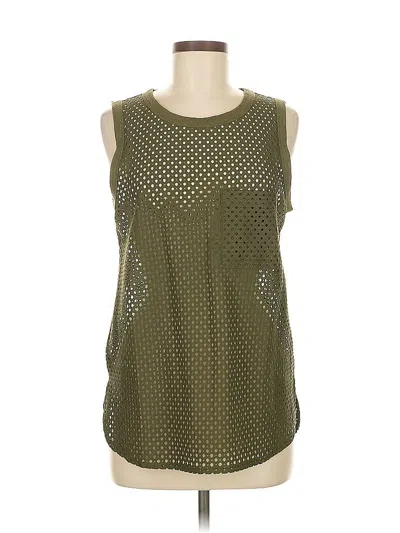Pre-owned Banana Republic Sleeveless T-shirt In Green