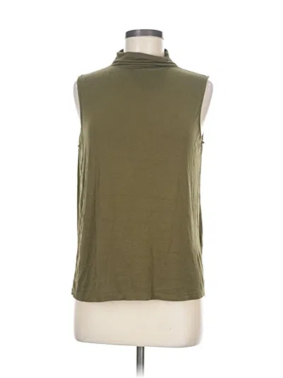 Pre-owned Banana Republic Sleeveless T-shirt In Green