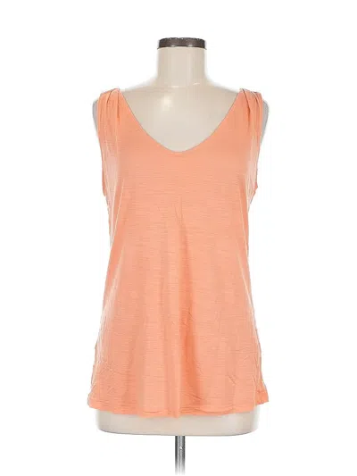 Pre-owned Banana Republic Sleeveless T-shirt In Orange