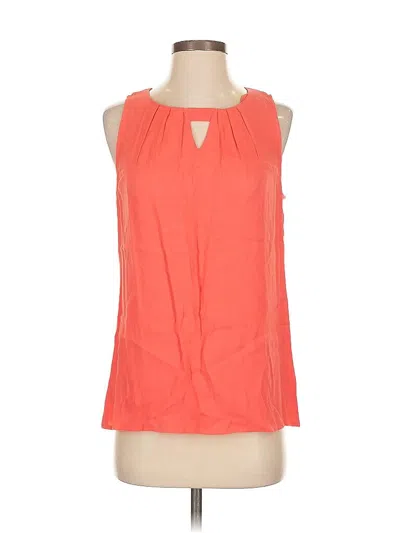 Pre-owned Banana Republic Sleeveless T-shirt In Orange