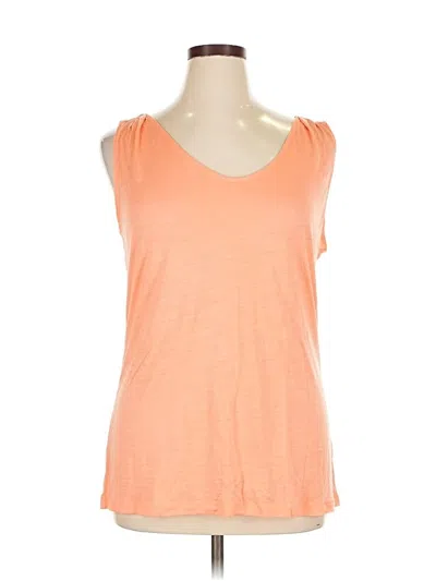 Pre-owned Banana Republic Sleeveless T-shirt In Orange