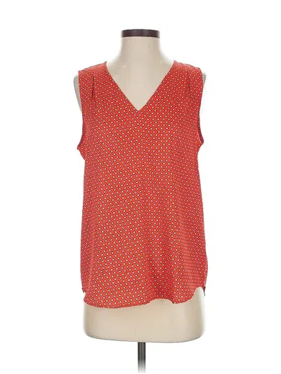 Pre-owned Banana Republic Sleeveless T-shirt In Red