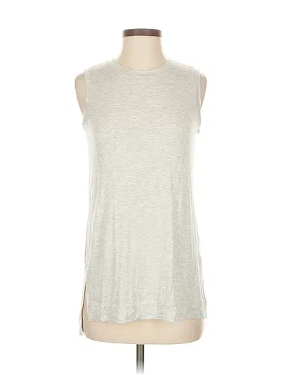 Pre-owned Banana Republic Sleeveless T-shirt In Silver