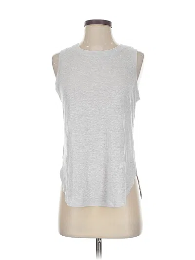 Pre-owned Banana Republic Sleeveless T-shirt In Silver