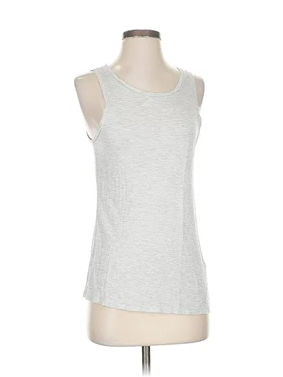 Pre-owned Banana Republic Sleeveless T-shirt In Silver