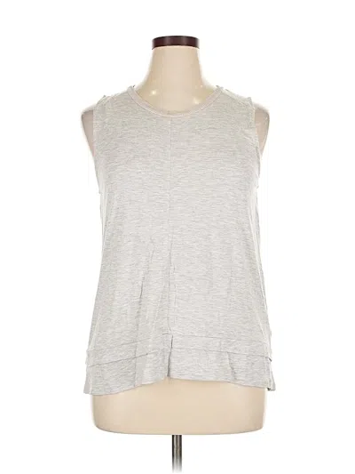 Pre-owned Banana Republic Sleeveless T-shirt In Silver