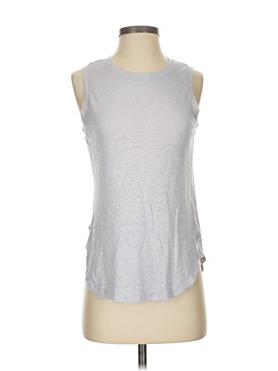 Pre-owned Banana Republic Sleeveless T-shirt In Silver