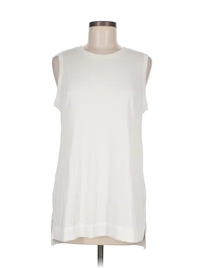 Pre-owned Banana Republic Sleeveless T-shirt In White