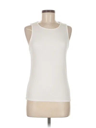 Pre-owned Banana Republic Sleeveless T-shirt In White