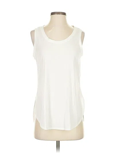 Pre-owned Banana Republic Sleeveless T-shirt In White