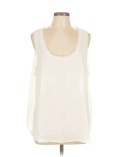 Pre-owned Banana Republic Sleeveless T-shirt In White