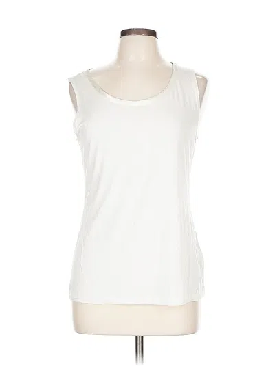 Pre-owned Banana Republic Sleeveless T-shirt In White