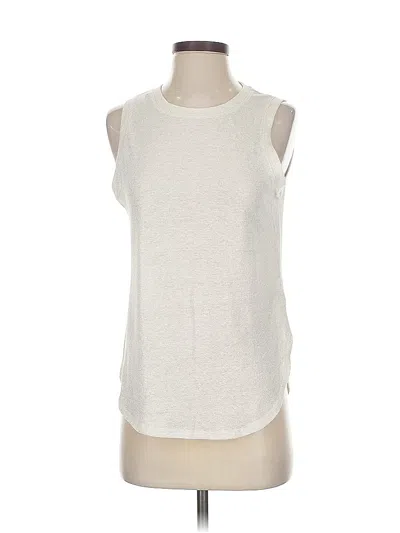 Pre-owned Banana Republic Sleeveless T-shirt In White