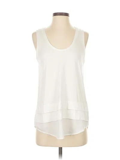 Pre-owned Banana Republic Sleeveless T-shirt In White