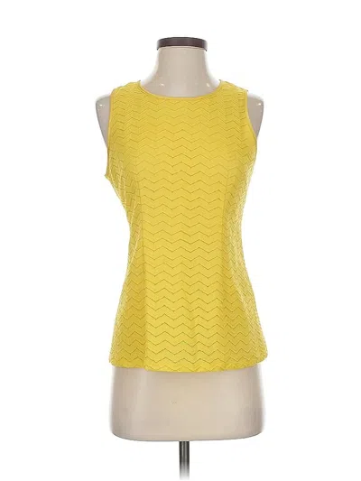 Pre-owned Banana Republic Sleeveless T-shirt In Yellow