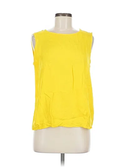 Pre-owned Banana Republic Sleeveless T-shirt In Yellow