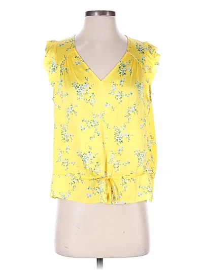 Banana Republic Sleeveless T-shirt In Yellow