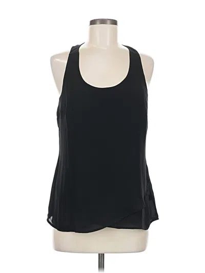 Banana Republic Sleeveless Top Black Halter Neckline Tops