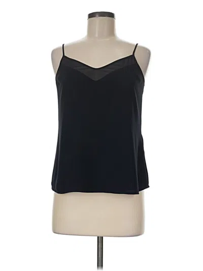 Banana Republic Sleeveless Top Black Halter Neckline Tops