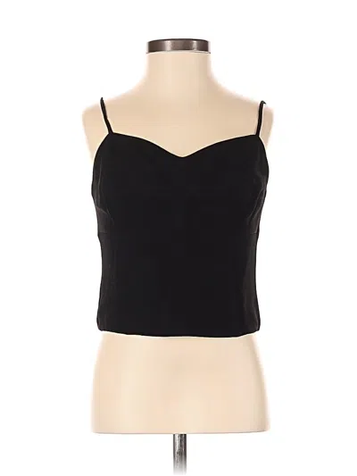 Banana Republic Sleeveless Top Black Sweetheart Neckline Tops