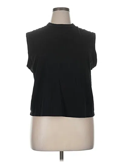 Pre-owned Banana Republic Sleeveless T-shirt In Black