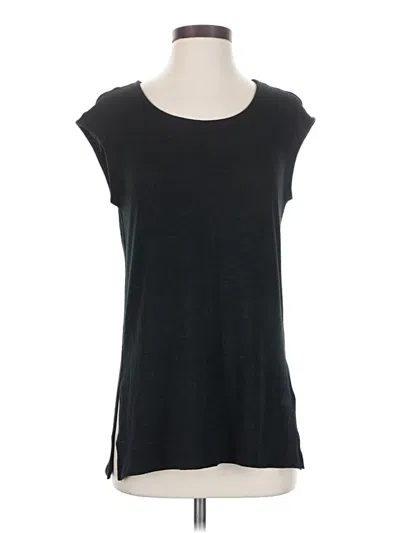 Banana Republic Sleeveless T-shirt In Black