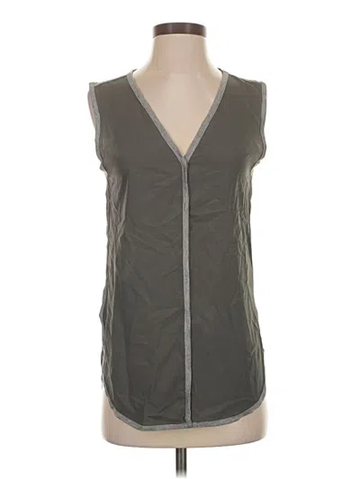 Banana Republic Sleeveless T-shirt In Green