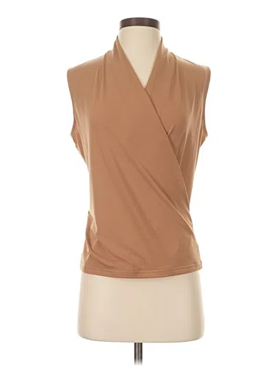 Pre-owned Banana Republic Sleeveless T-shirt In Tan