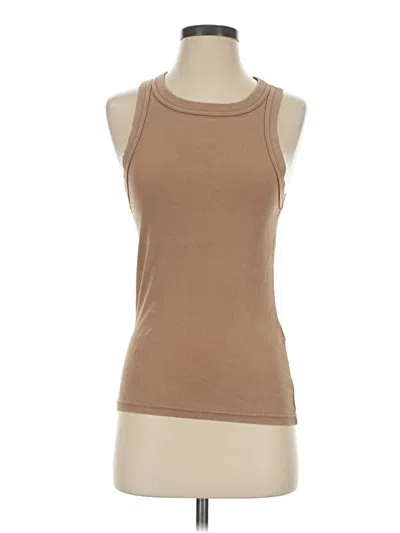 Pre-owned Banana Republic Sleeveless T-shirt In Tan