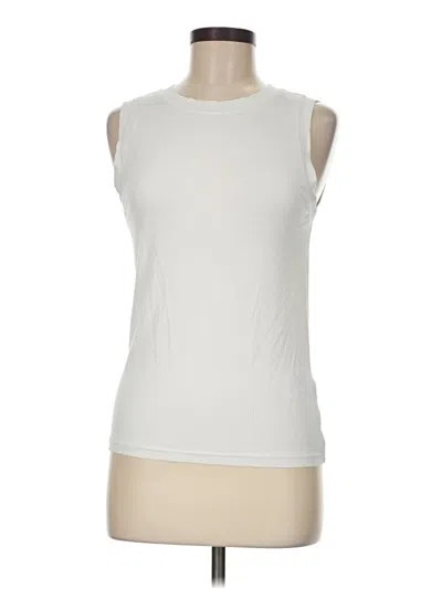 Pre-owned Banana Republic Sleeveless T-shirt In White