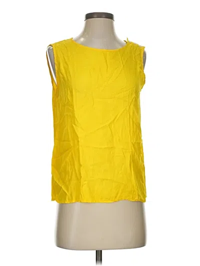 Pre-owned Banana Republic Sleeveless T-shirt In Yellow