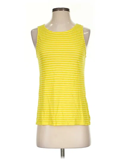 Pre-owned Banana Republic Sleeveless T-shirt In Yellow