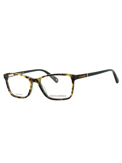 Banana Republic Stylish Rectangular Eyeglasses For Women In Gold