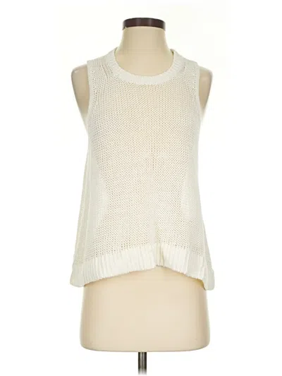 Pre-owned Banana Republic Sweater Vest In Ivory