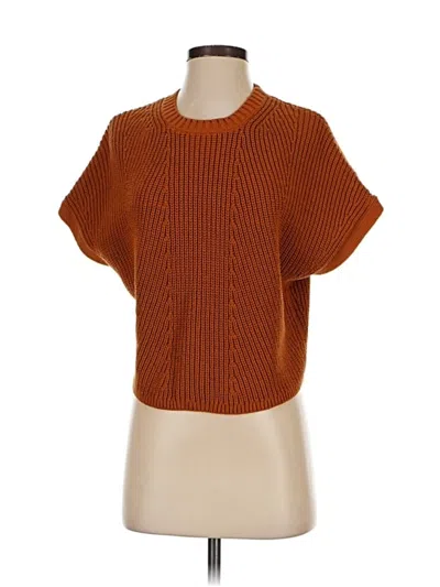 Pre-owned Banana Republic Sweater Vest In Orange