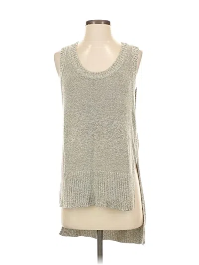 Pre-owned Banana Republic Sweater Vest In Silver