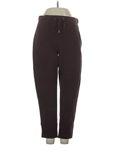 Pre-owned Banana Republic Sweatpants In Burgundy